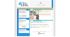 Desktop Screenshot of imobiliarialeal.com.br